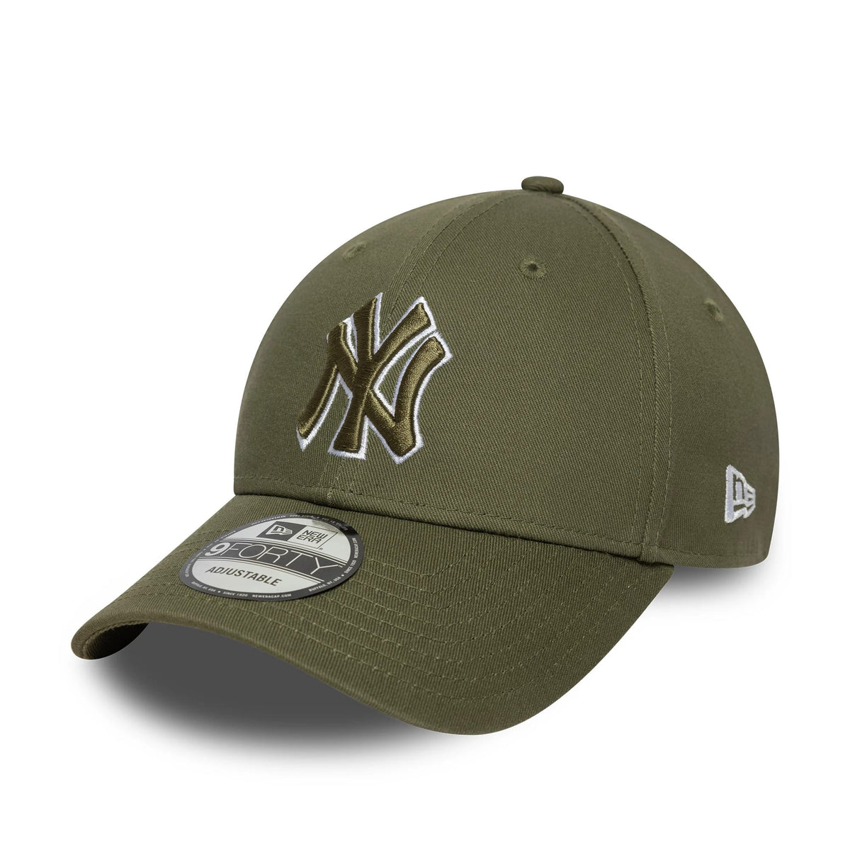 New York Yankees MLB Outline Dark Green 9FORTY Adjustable Cap-zelvios