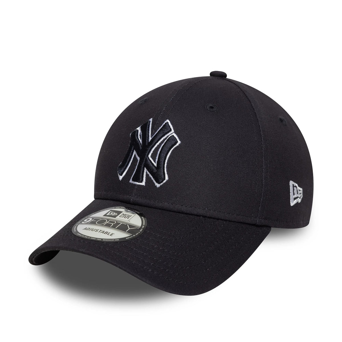 New York Yankees MLB Outline Navy 9FORTY Adjustable Cap-clouthin
