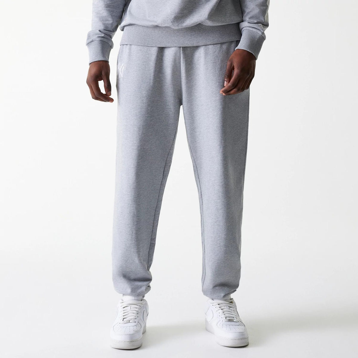 New York Yankees MLB League Essential Midi French Terry Grey Joggers-clouthin
