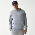 New York Yankees MLB League Essential Grey Oversized Pullover Hoodie-clouthin