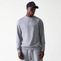 New York Yankees MLB League Essential Midi Grey Oversized Crew Neck Sweater-clouthin