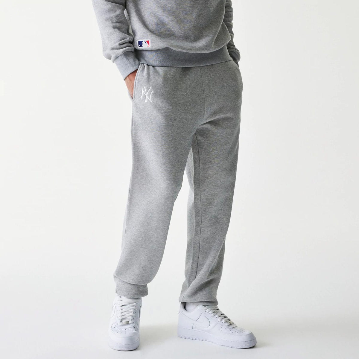 New York Yankees MLB League Essential Grey Joggers-clouthin