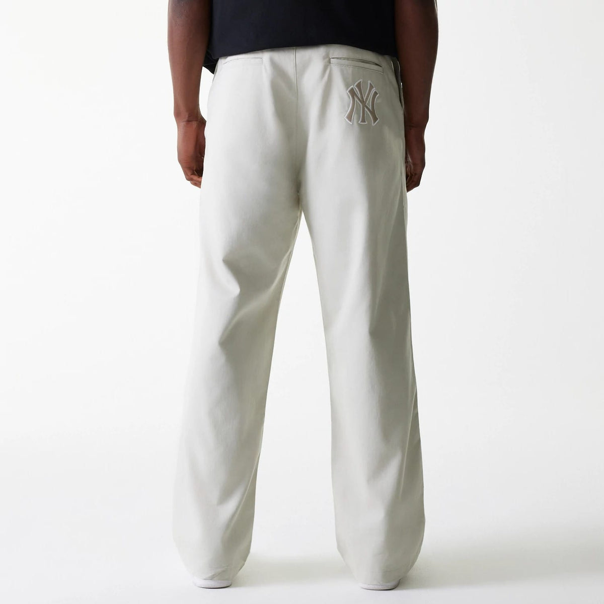 New York Yankees MLB Light Beige Chino Trousers-clouthin