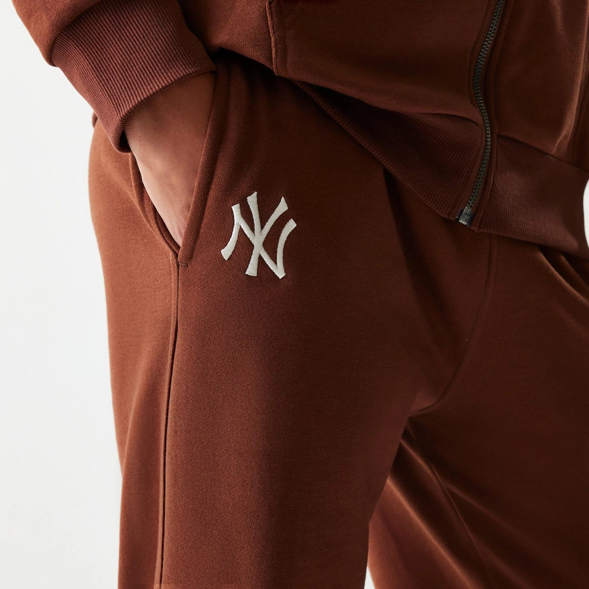 New York Yankees MLB Midi League Essential Brown Joggers-clouthin
