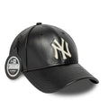 New York Yankees MLB Leather Black 9FORTY M-Crown Adjustable Cap-clouthin