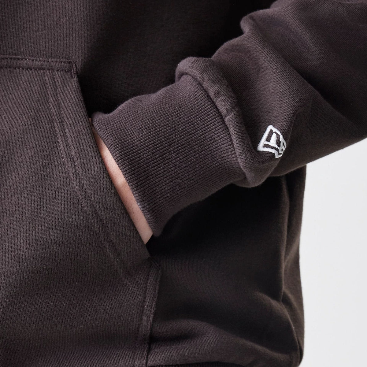 New York Yankees MLB Midi League Essential Dark Brown Full Zip Hoodie-clouthin