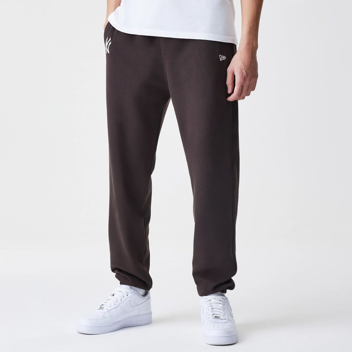 New York Yankees MLB Midi League Essential Dark Brown Joggers-clouthin