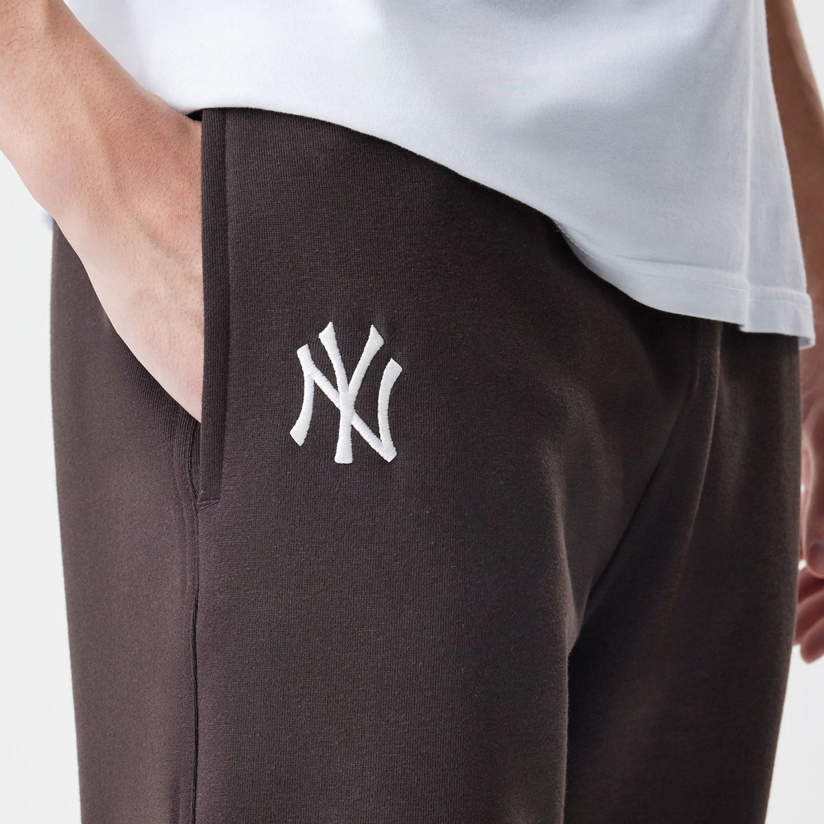 New York Yankees MLB Midi League Essential Dark Brown Joggers-clouthin