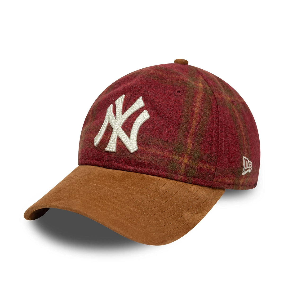 New York Yankees MLB Loden Suede Dark Red 9TWENTY Adjustable Cap-clouthin