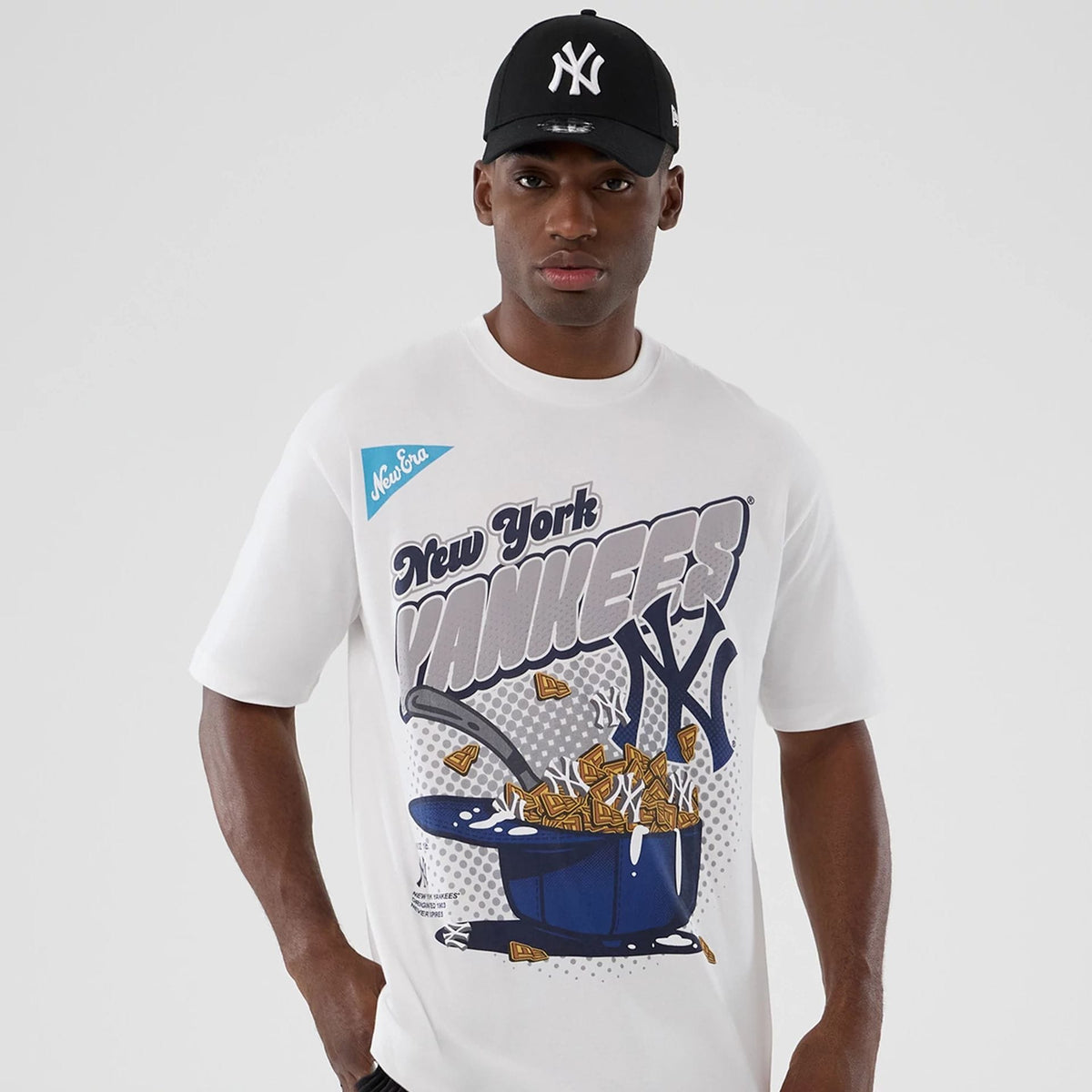 New York Yankees MLB Lifestyle Graphic White T-Shirt-clouthin