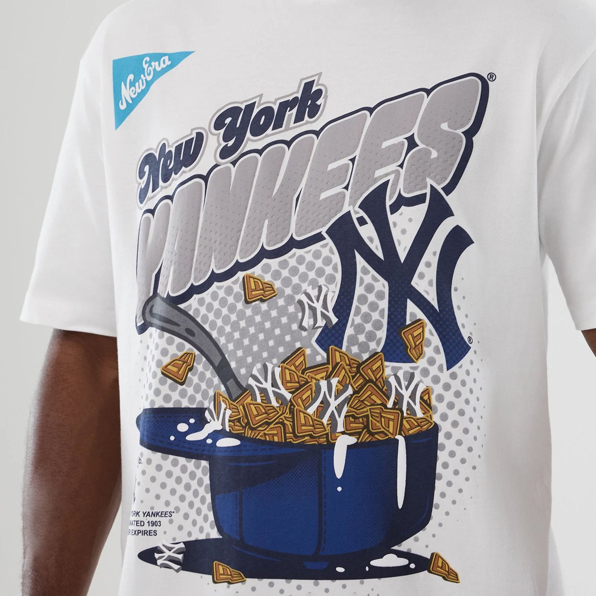 New York Yankees MLB Lifestyle Graphic White T-Shirt-clouthin