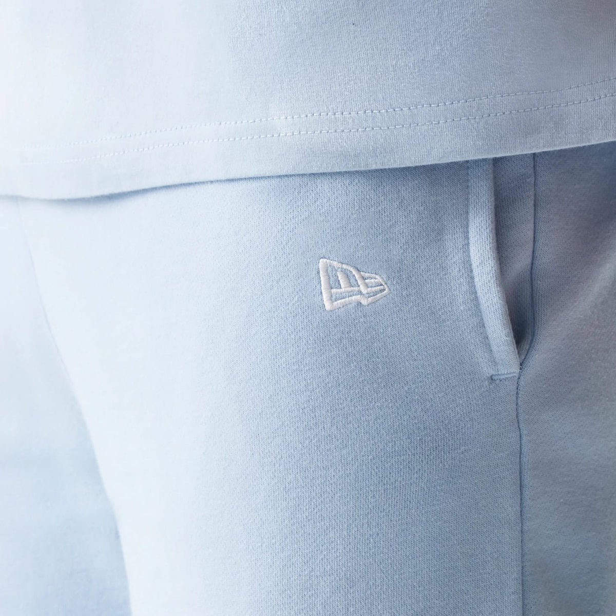 New York Yankees MLB League Essential Midi Pastel Blue Shorts-clouthin