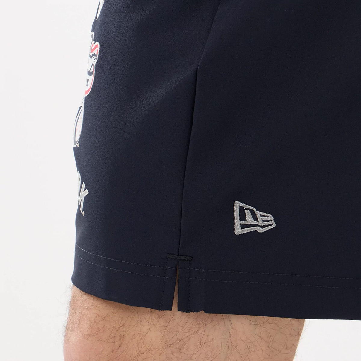 New York Yankees MLB Match Navy Oversized Shorts-clouthin