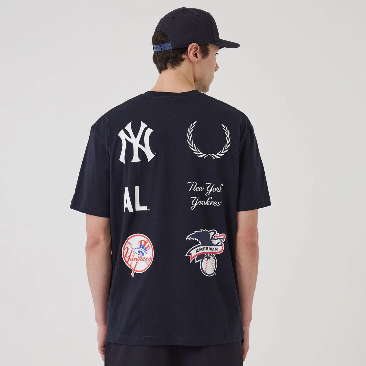 New York Yankees MLB Match Navy T-Shirt-clouthin