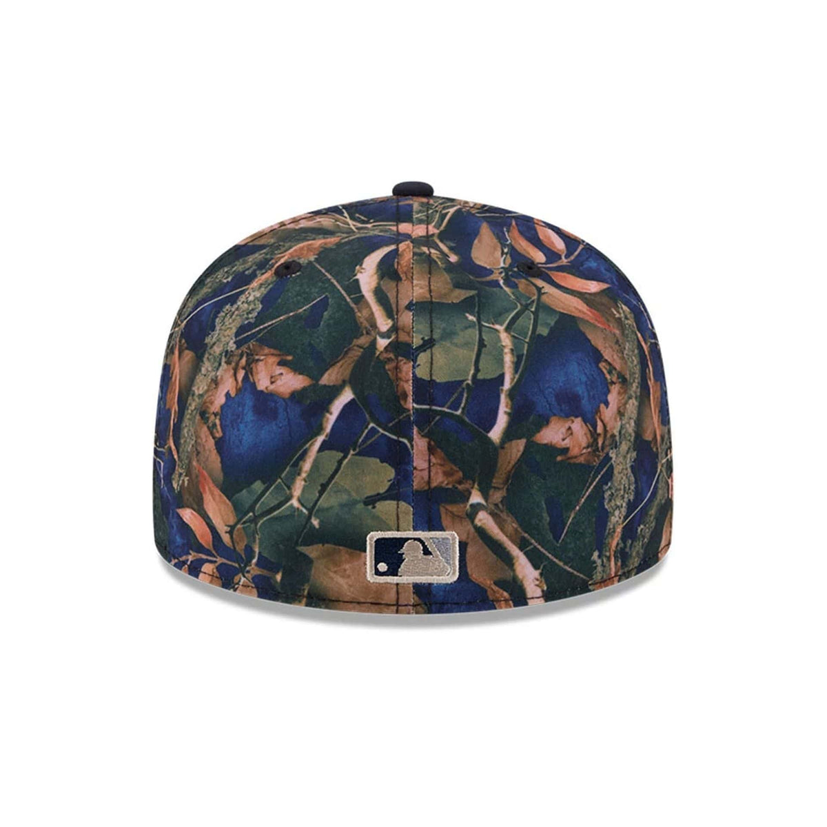 New York Yankees MLB Leaves Navy 59FIFTY Fitted Cap-clouthin