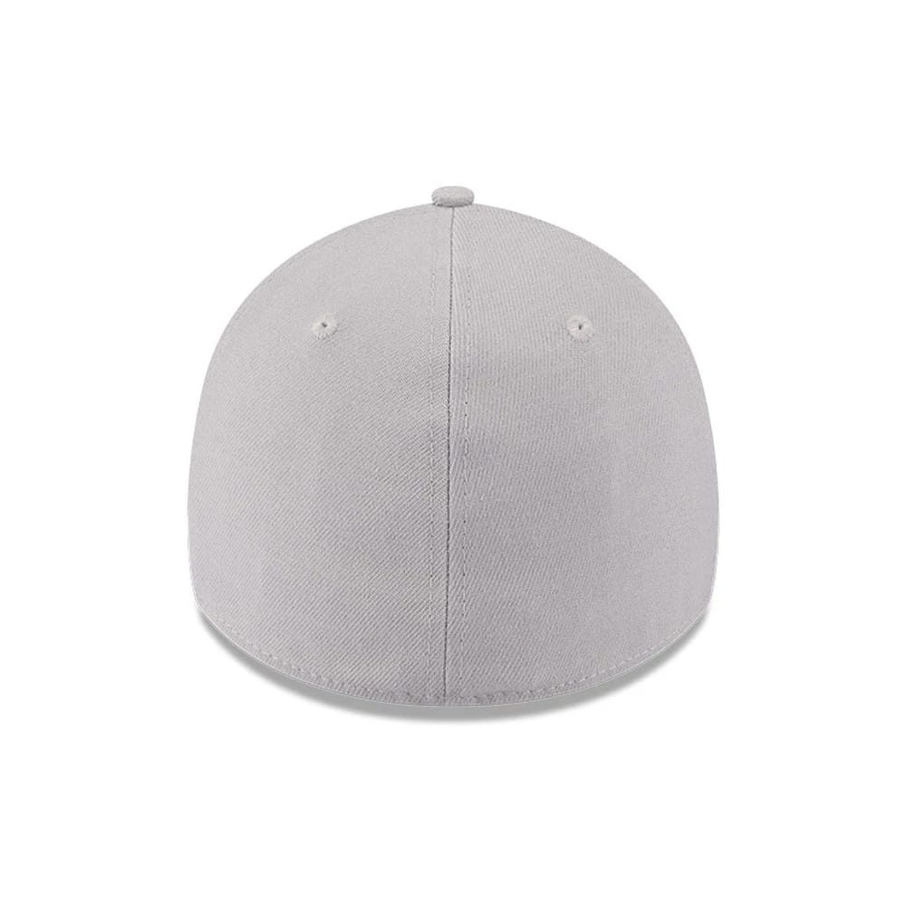 New York Yankees MLB Metallic Grey 39THIRTY Stretch Fit Cap-clouthin