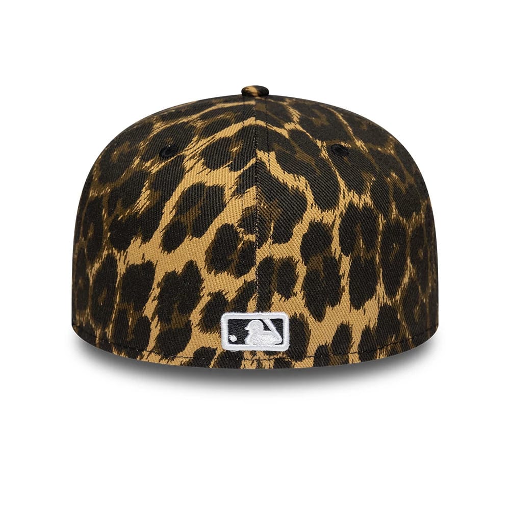 New York Yankees MLB Leopard Black 59FIFTY Fitted Cap-clouthin
