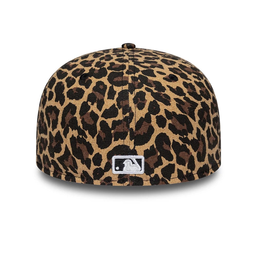 New York Yankees MLB Leopard Black 59FIFTY Fitted Cap-clouthin