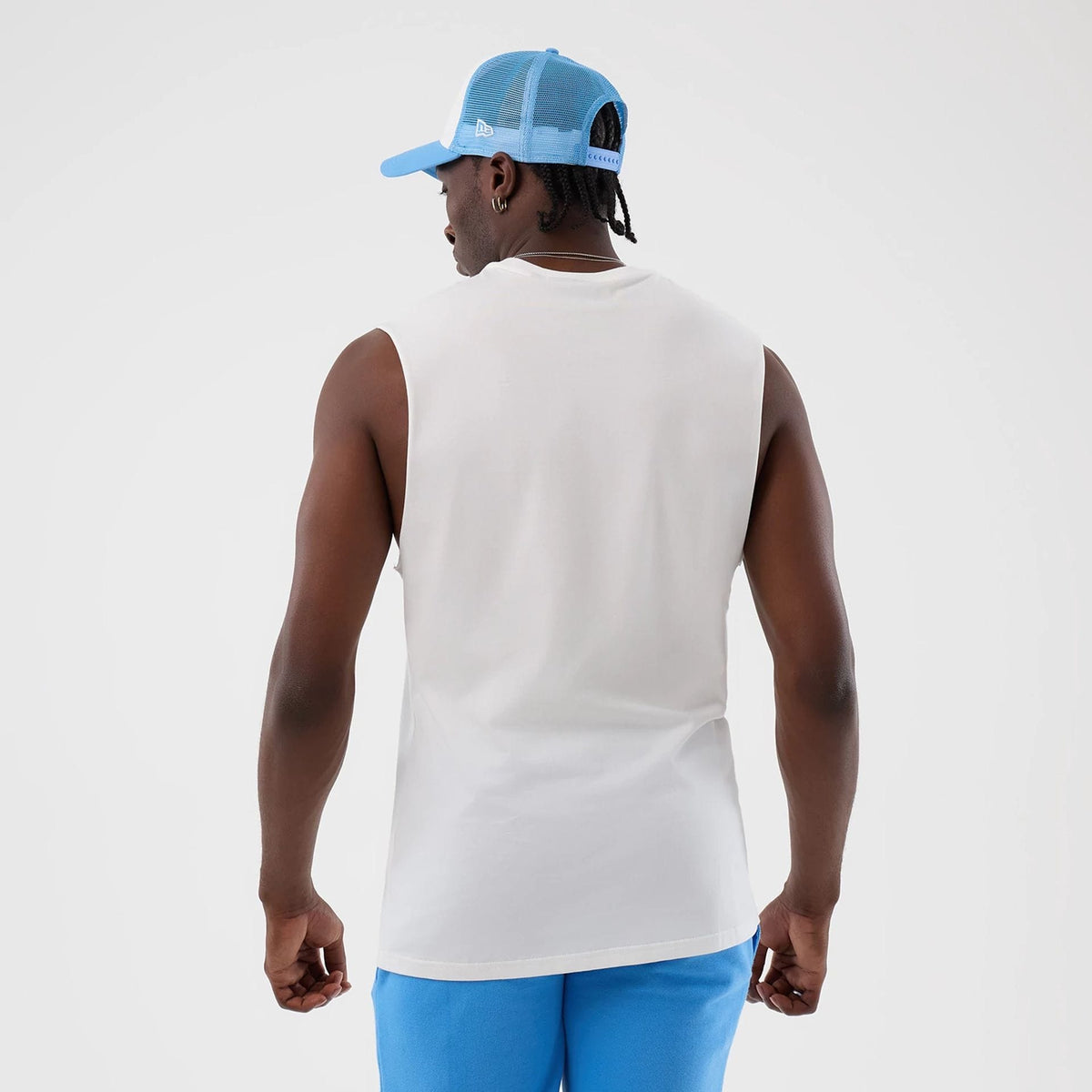 New York Yankees MLB League Essential White Vest-clouthin