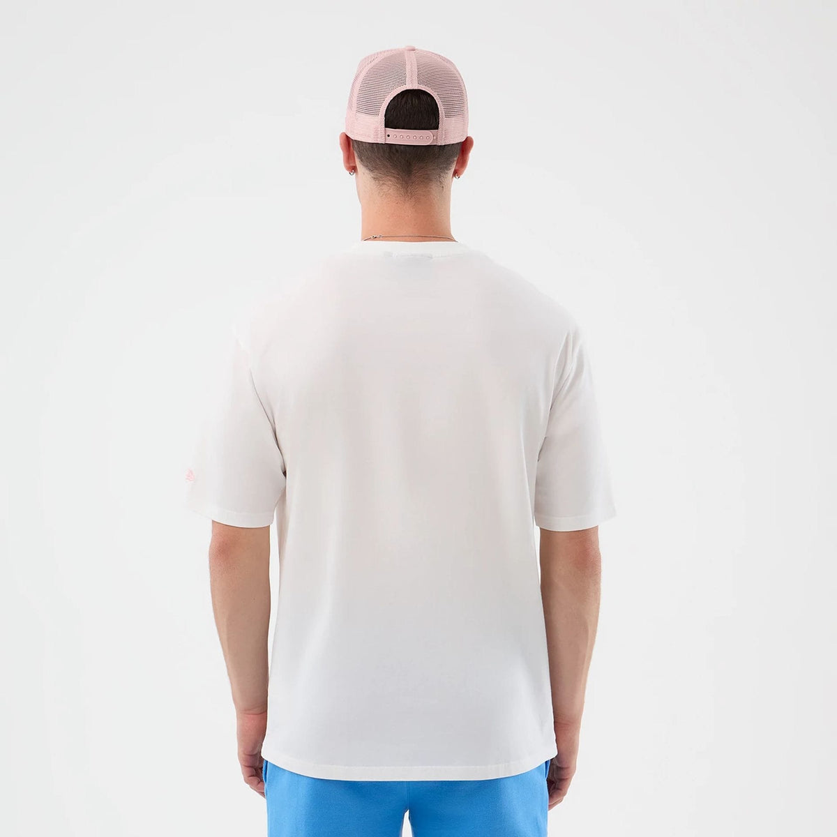 New York Yankees MLB League Essential White Oversized T-Shirt-clouthin