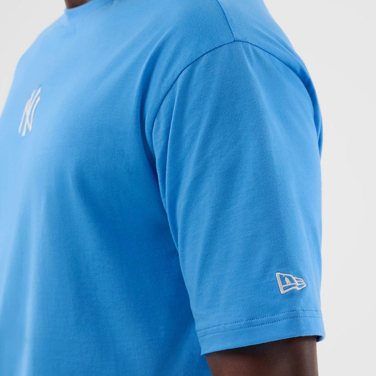 New York Yankees MLB League Essential Pastel Blue Oversized T-Shirt-clouthin