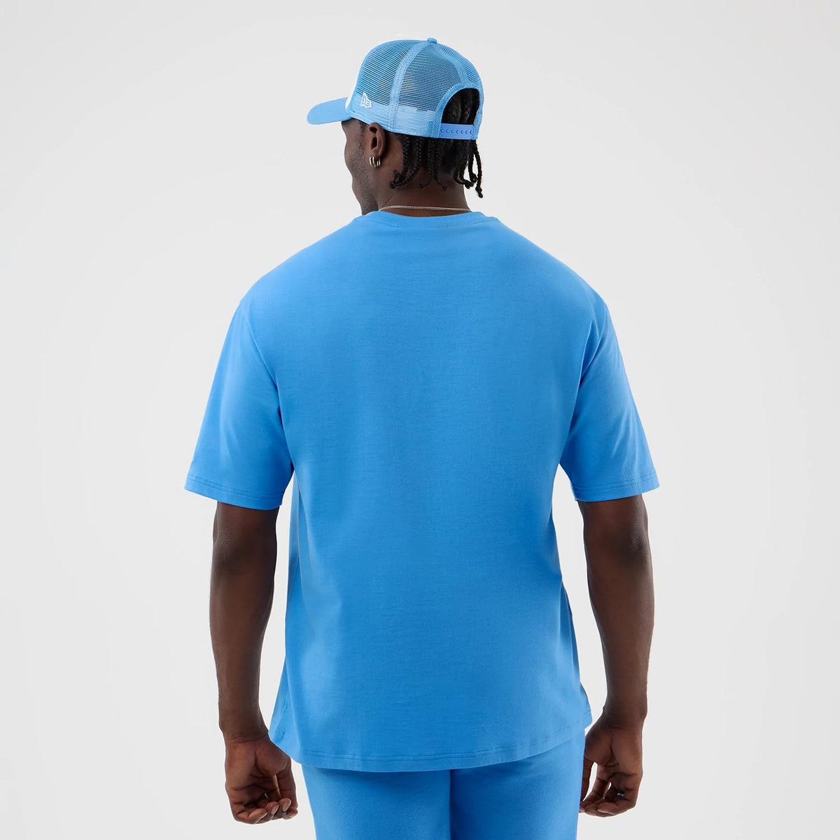 New York Yankees MLB League Essential Pastel Blue Oversized T-Shirt-clouthin