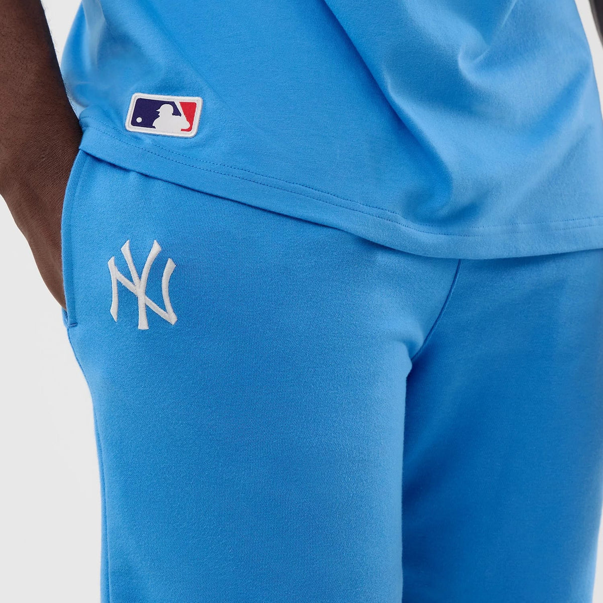 New York Yankees MLB League Essential Pastel Blue Shorts-clouthin