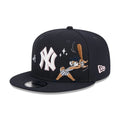 Yankees MLB X Looney Tunes Lola Bunny Navy 9FIFTY Snapback Adjustable Cap-clouthin