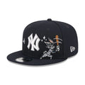 Yankees MLB X Looney Tunes Bugs Bunny Navy 9FIFTY Snapback Adjustable Cap-zelvios