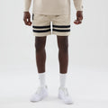 New York Yankees MLB Light Beige Oversized Mesh Shorts-clouthin
