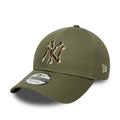 New York Yankees MLB Outline Camo Green 9FORTY Adjustable Cap-clouthin