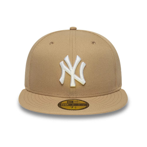 New York Yankees MLB League Essential Light Beige 59FIFTY Fitted Cap-clouthin