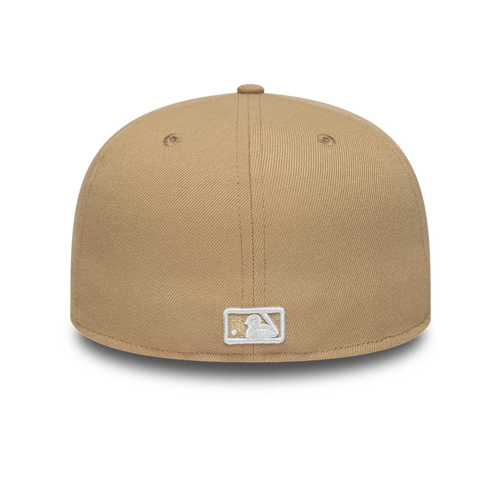 New York Yankees MLB League Essential Light Beige 59FIFTY Fitted Cap-clouthin