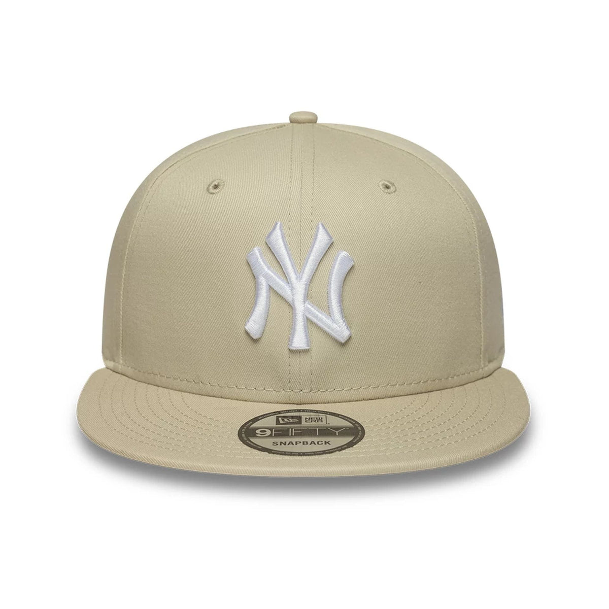 New York Yankees MLB League Essential Light Beige 9FIFTY Snapback Adjustable Cap-clouthin