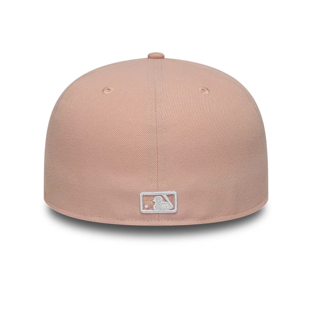 New York Yankees MLB League Essential Pastel Pink 59FIFTY Fitted Cap-clouthin
