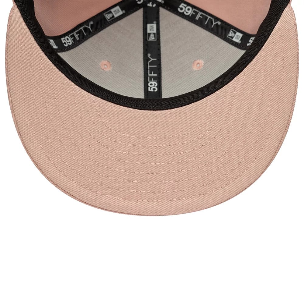 New York Yankees MLB League Essential Pastel Pink 59FIFTY Fitted Cap-clouthin