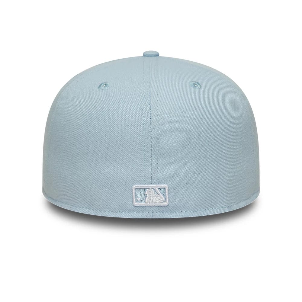 New York Yankees MLB League Essential Pastel Blue 59FIFTY Fitted Cap-clouthin