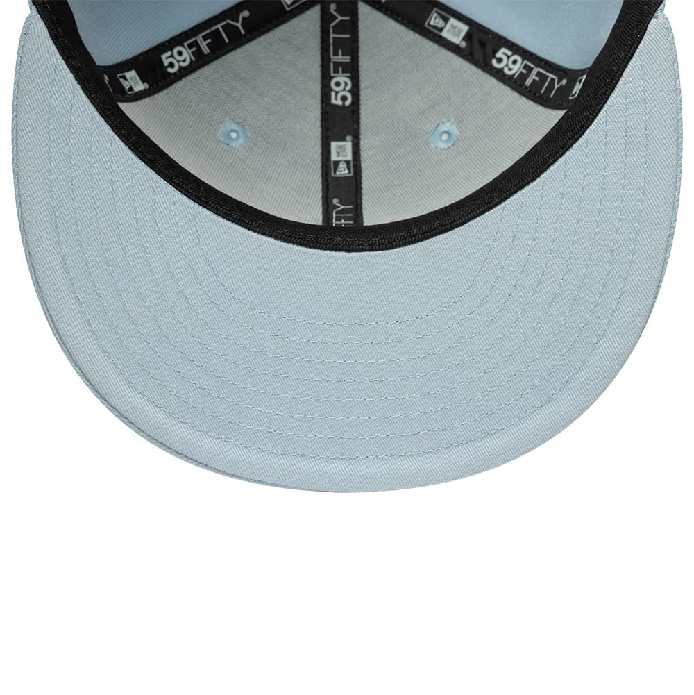 New York Yankees MLB League Essential Pastel Blue 59FIFTY Fitted Cap-clouthin