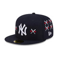 Yankees MLB X Spike Lee Crossed Bats Navy 59FIFTY Fitted Cap-clouthin