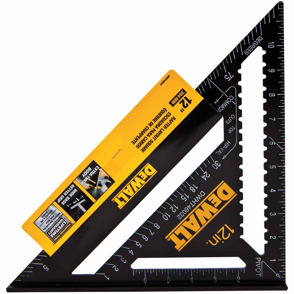 DeWalt DWHT46032 12" Premium Rafter Square
