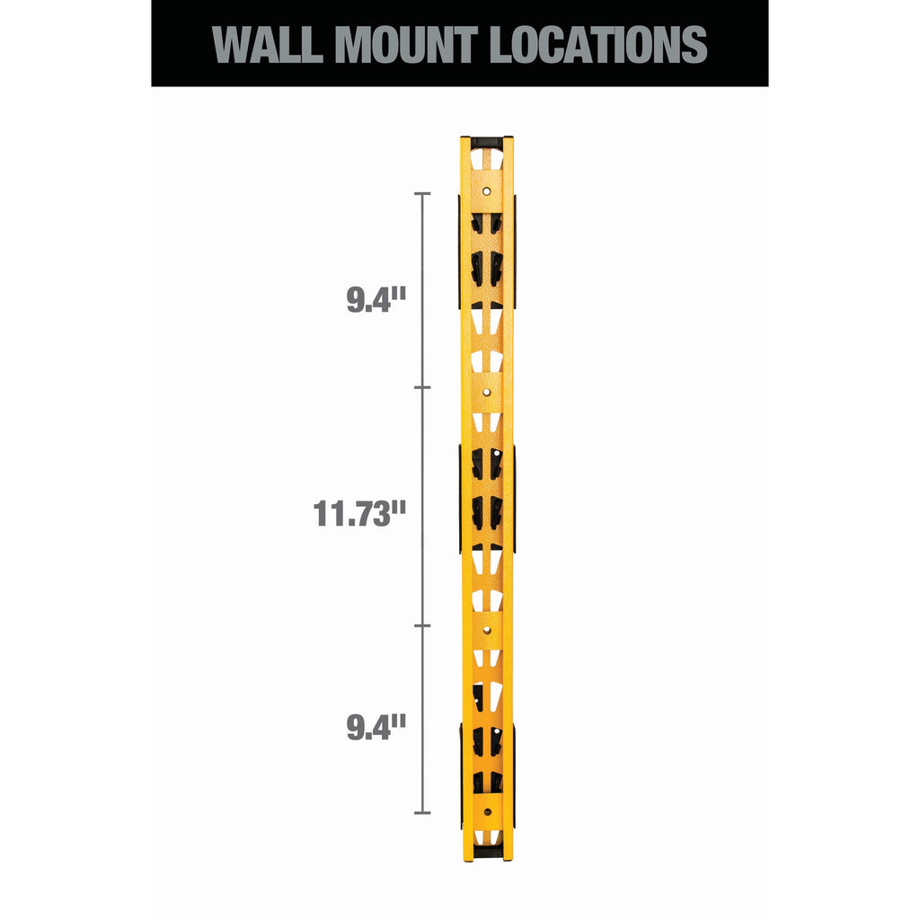 DeWalt 41589 DXSTACLR 3-Piece Wall Mount Cantilever Rack