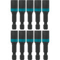 Makita A-97106 ImpactX  1/4" x 1-3/4" Magnetic Nut Driver, 10/pk, Bulk