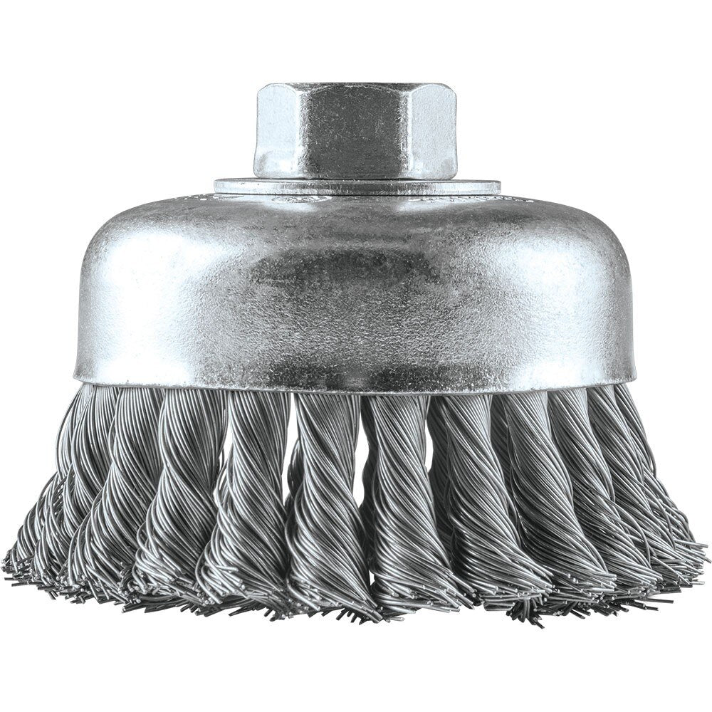 Makita A-98463 4" Knot Wire Cup Brush, 5/8"-11