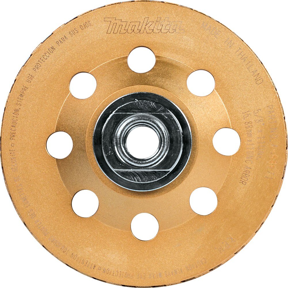 Makita A-98871 5" Low-Vibration Diamond Cup Wheel, Turbo