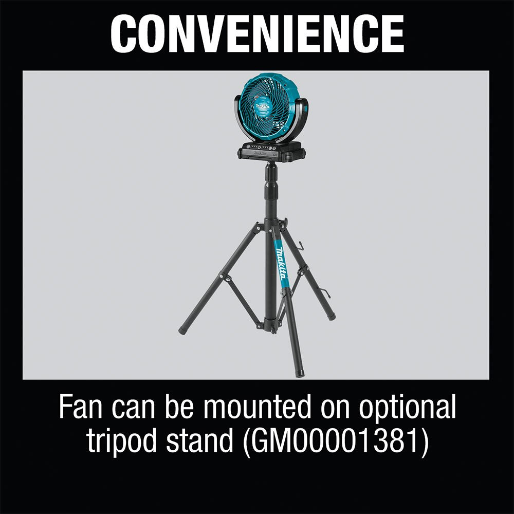 Makita DCF102Z 18V LXT Lithium-Ion Cordless 7-1/8" Fan, 3-spd. (Tool only)