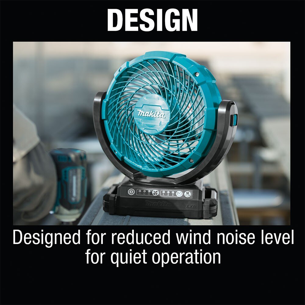 Makita DCF102Z 18V LXT Lithium-Ion Cordless 7-1/8" Fan, 3-spd. (Tool only)