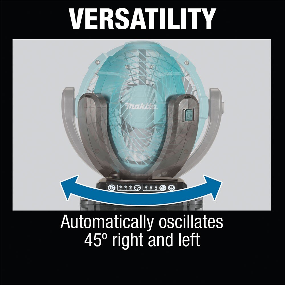 Makita DCF102Z 18V LXT Lithium-Ion Cordless 7-1/8" Fan, 3-spd. (Tool only)