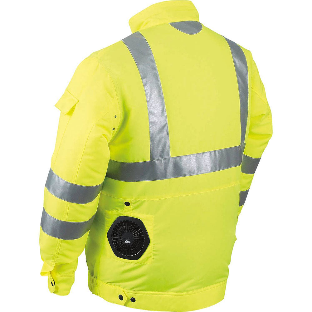 Makita DFJ214Z2XL 18V LXT Lithium-Ion Cordless High Visibility Fan Jacket (2XL)