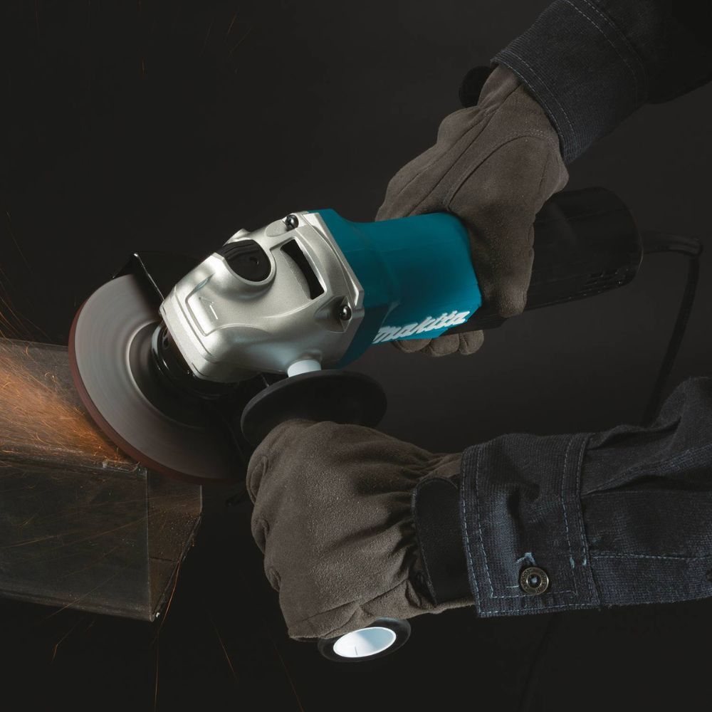 Makita GA4553R 4-1/2" Paddle Switch Angle Grinder, 11 AMP, 11,000 RPM, 5/8" -11, lock-off, no lock-on