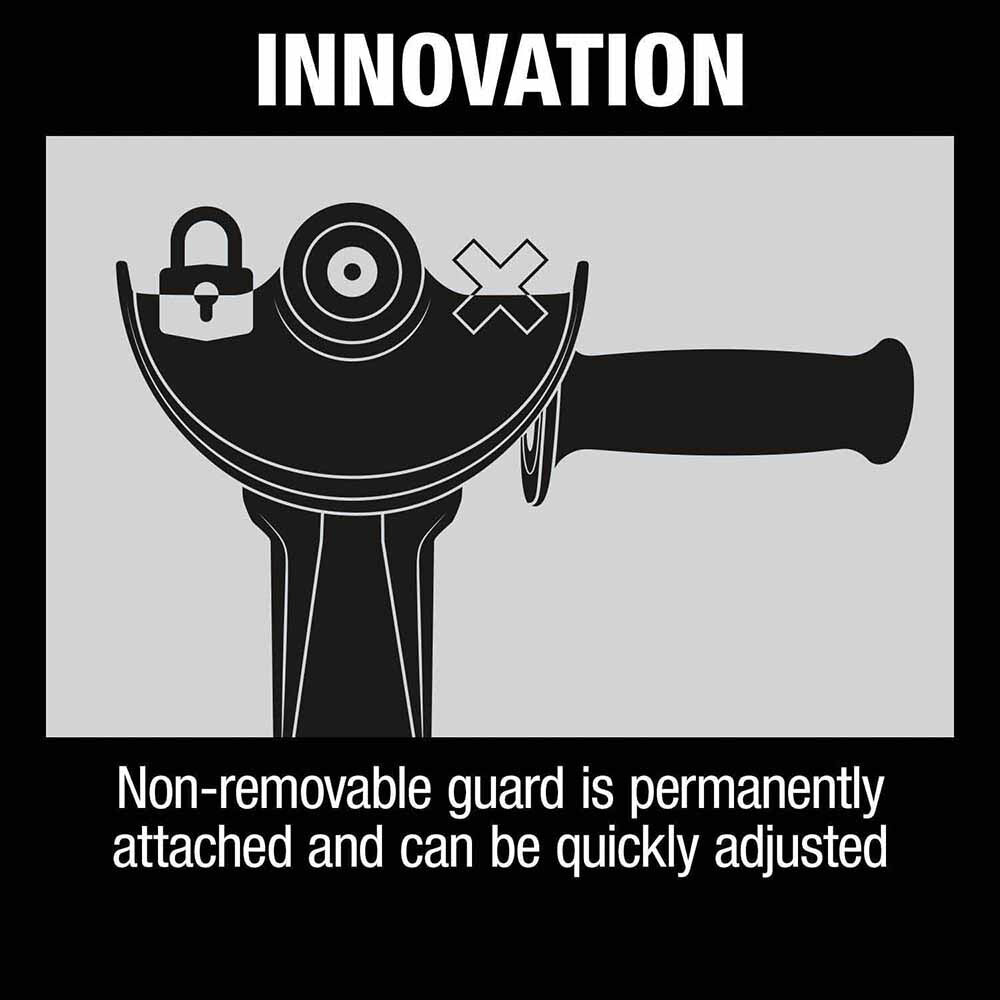 Makita GA5053R 4-1/2" / 5" Paddle Switch Angle Grinder w/Non-Removable Guard